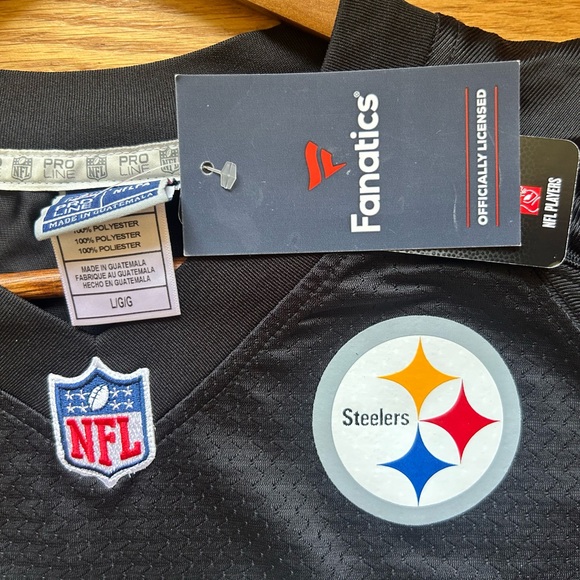 FANATICS Steelers #19 Juju Smith-Schuster game day jersey, NEW size L - Picture 4 of 10